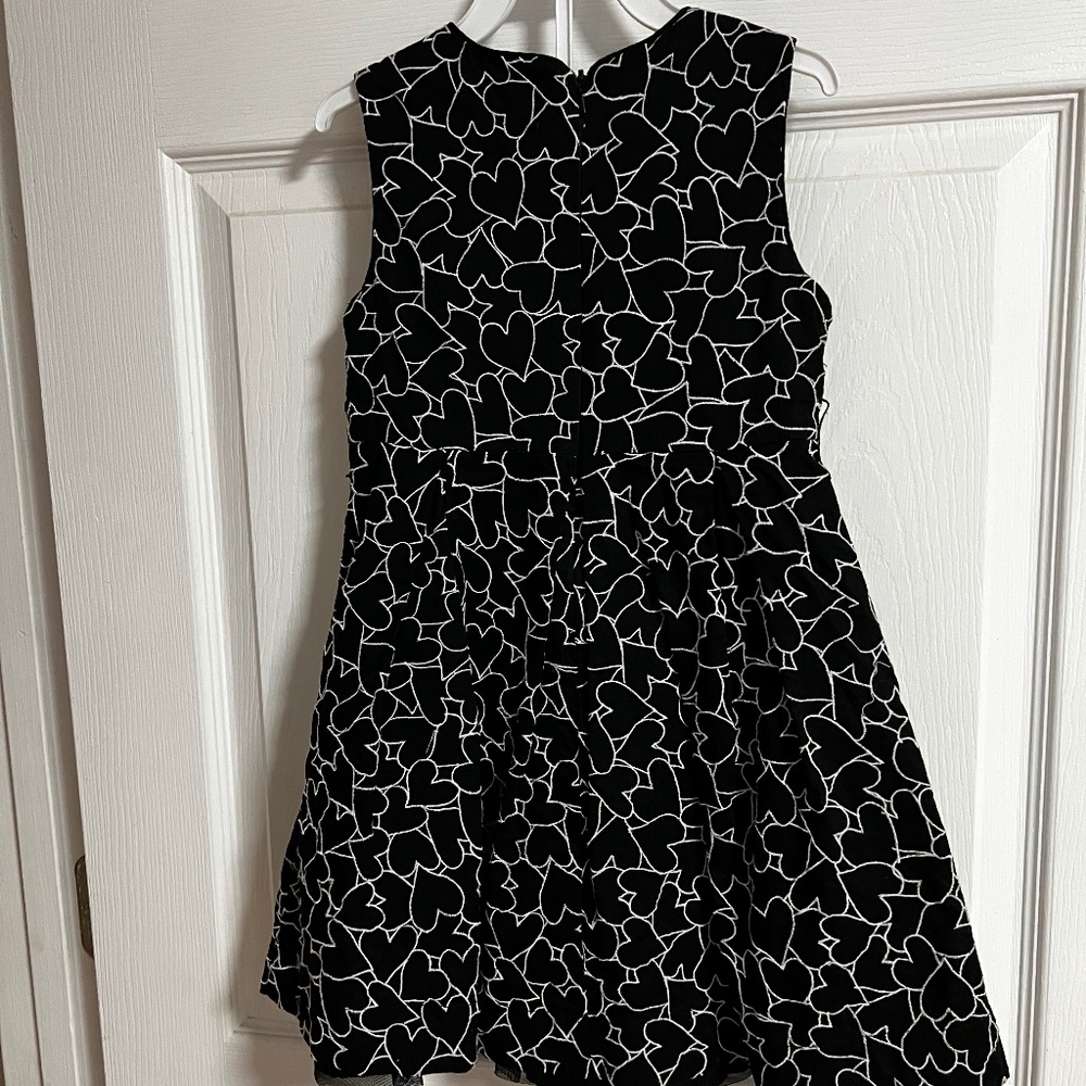 Place, Girl's black and white dress, size 5